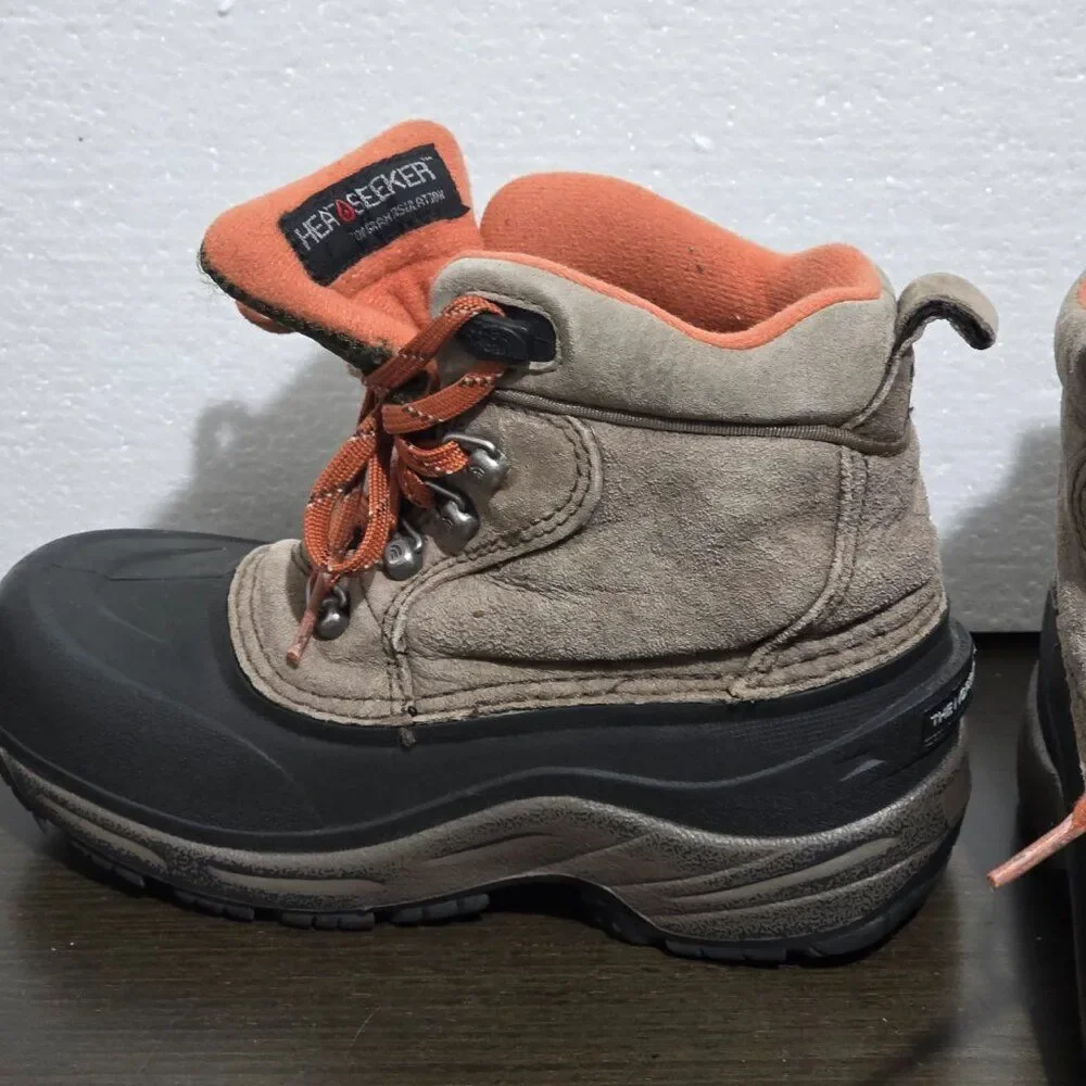 The North Face Waterproof Heat Seeker 200 Gram Insulated Beige Boots Kids 2